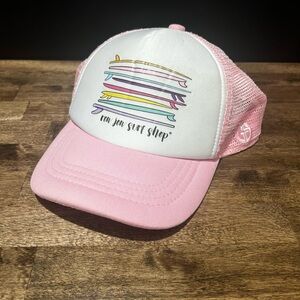 Pink Surfboard Ron Jon Surf Shop Kids Cap
